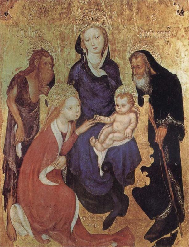 ALTICHIERO da Zevio The Mystic Marriage of St Catherine China oil painting art